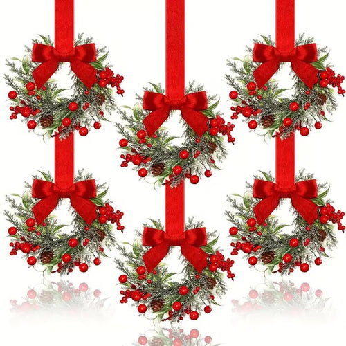 🔥LAST DAY 70% OFF🔥 Retrowavy Christmas Kitchen Cabinet Wreaths - Christmas / 1pcs