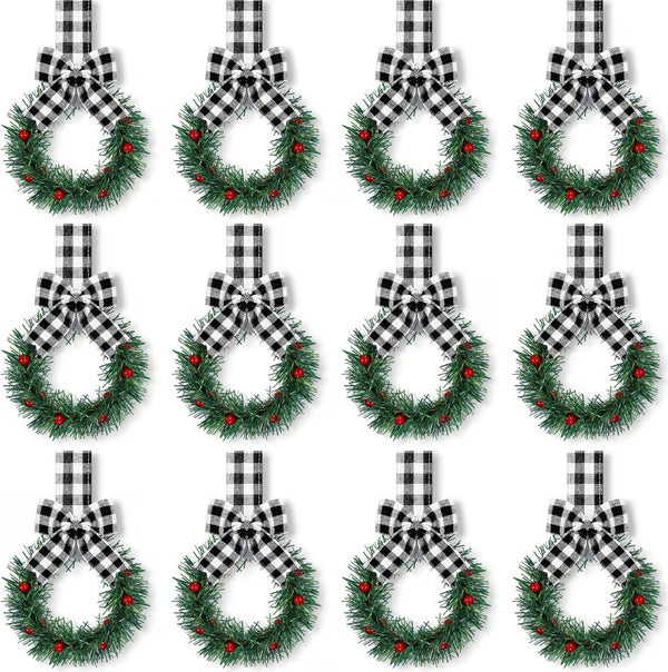 🔥LAST DAY 70% OFF🔥 Retrowavy Christmas Kitchen Cabinet Wreaths - Christmas / 1pcs