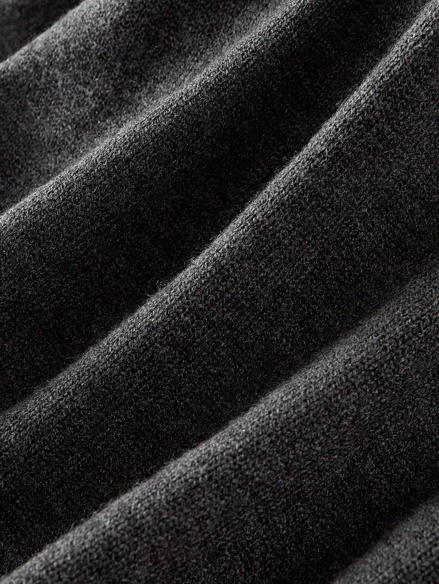 Premium Knitted Two-Piece Set – High Neck Sweater & Wide-Leg Trousers