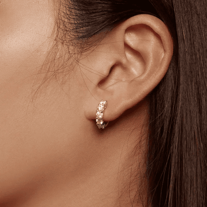 Ivictress Moissanite Hoop Earrings: Affordable Luxury Brilliance