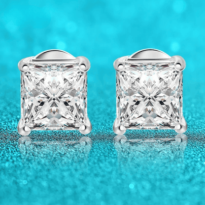 Ivictress Luxurious Moissanite Stud Earrings - Unmatched Brilliance and Elegance