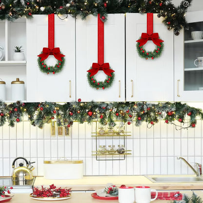 🔥LAST DAY 70% OFF🔥 Retrowavy Christmas Kitchen Cabinet Wreaths - Christmas / 1pcs