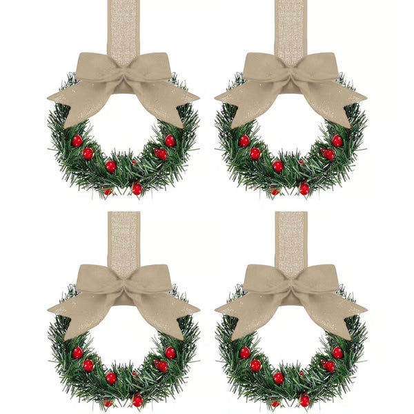 🔥LAST DAY 70% OFF🔥 Retrowavy Christmas Kitchen Cabinet Wreaths - Christmas / 1pcs