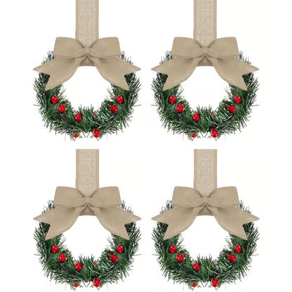🔥LAST DAY 70% OFF🔥 Retrowavy Christmas Kitchen Cabinet Wreaths - Christmas / 1pcs