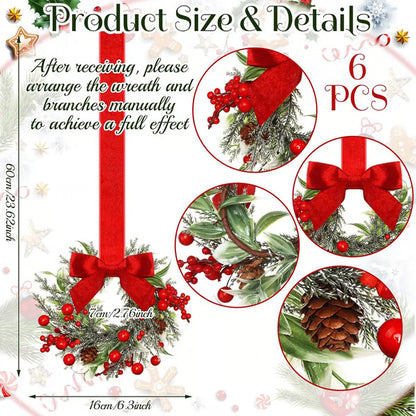 🔥LAST DAY 70% OFF🔥 Retrowavy Christmas Kitchen Cabinet Wreaths - Christmas / 1pcs