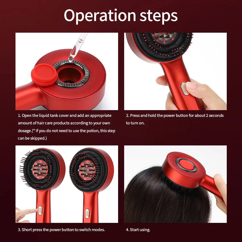 HairFlow Red Light Scalp Massager