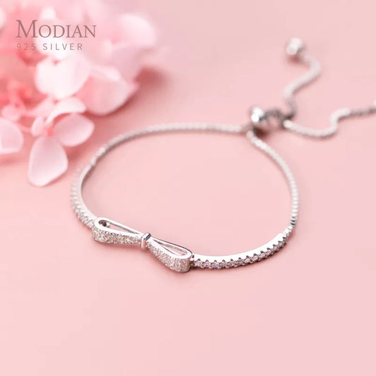 Authentic 925 Sterling Silver Adjustable Bracelet
