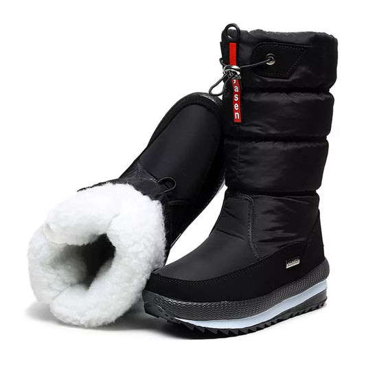 Winter Boots Thick Plush Waterproof