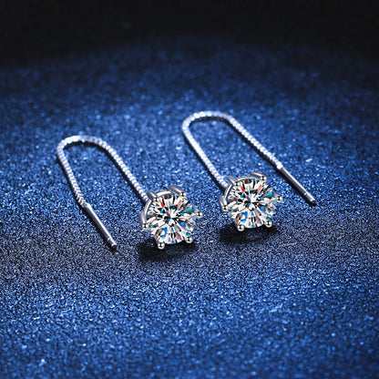 Radiant Moissanite Earrings: Affordable Luxury & Brilliance