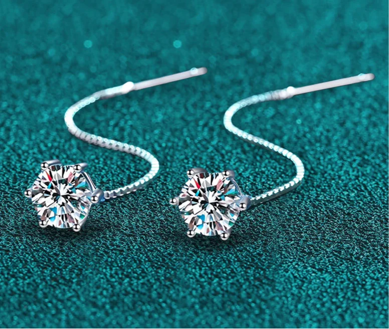 Radiant Moissanite Earrings: Affordable Luxury & Brilliance