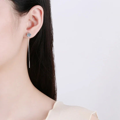 Radiant Moissanite Earrings: Affordable Luxury & Brilliance