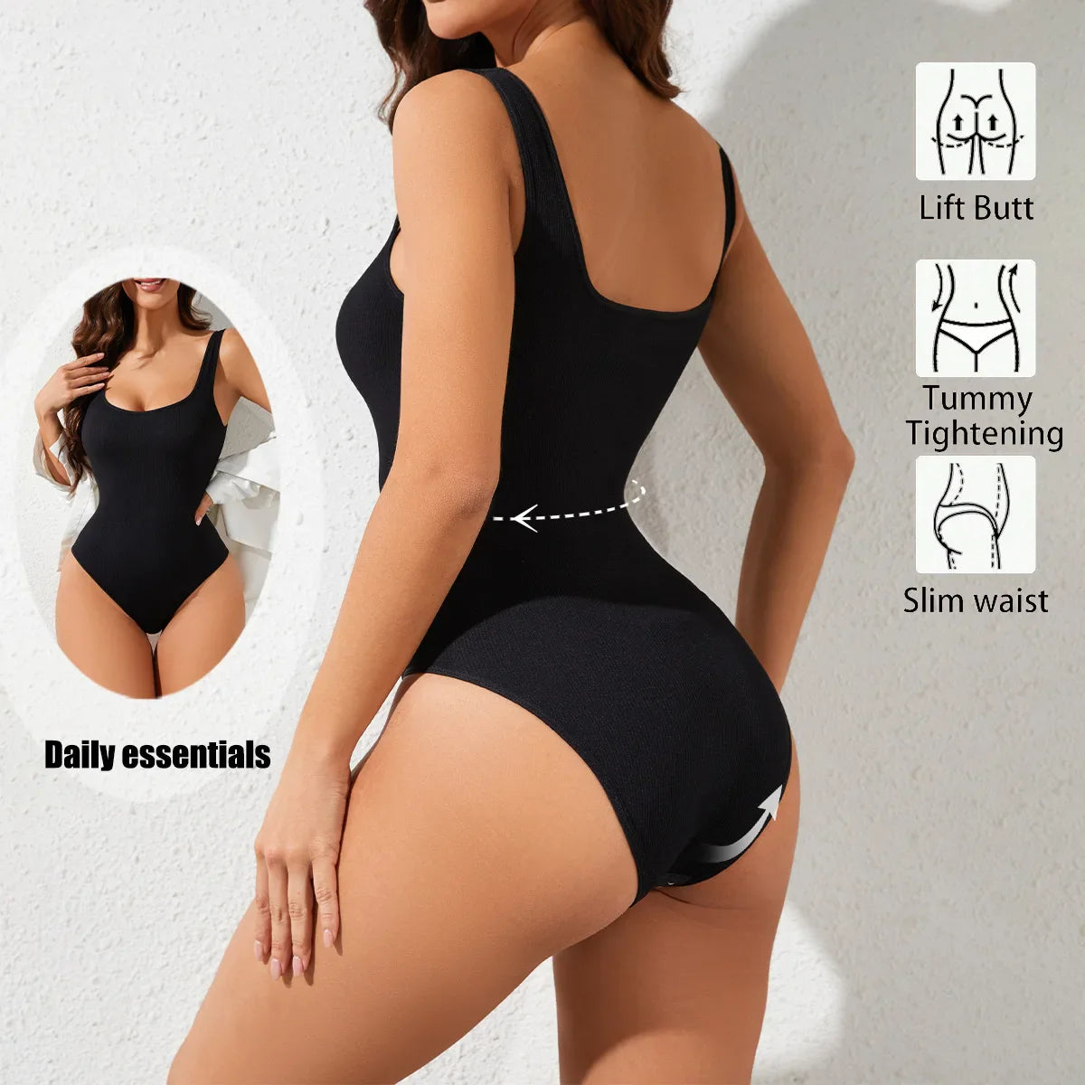Seamless Sculpting Bodysuit with Tummy Control