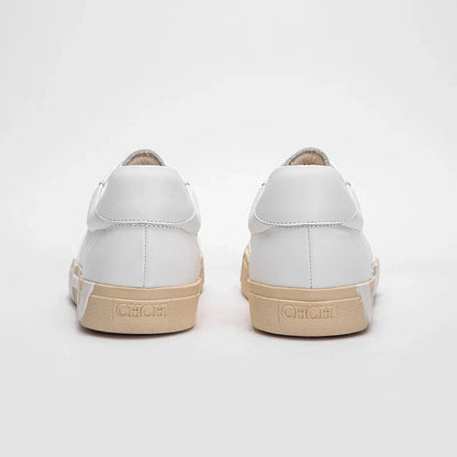 Women's Simple White Leather Comfort Shoes