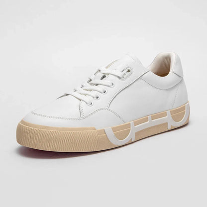 Women's Simple White Leather Comfort Shoes