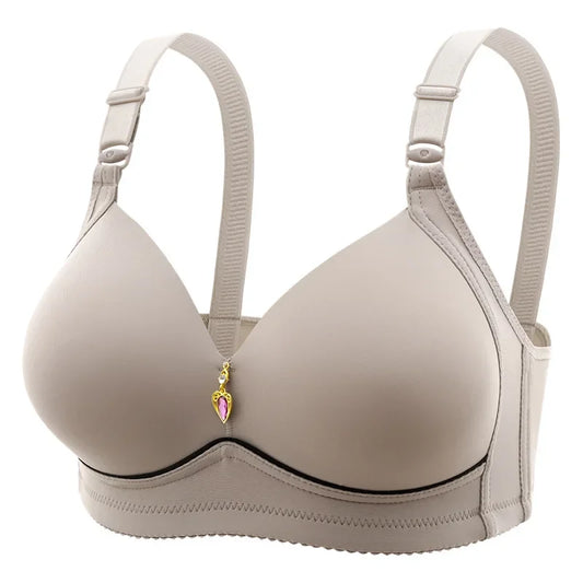Comfortable Wire-Free Bra with Thin Cup for Women