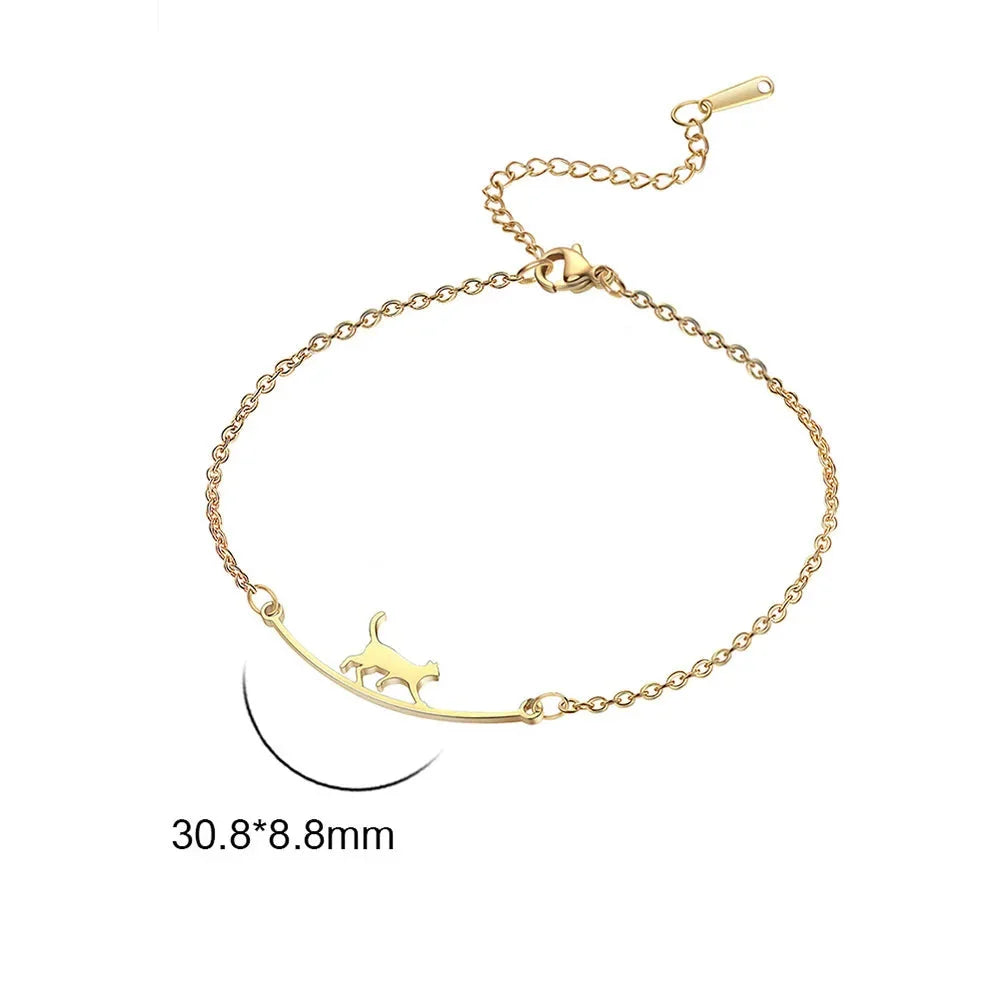 Walking Cat Anklet