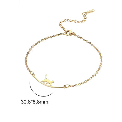 Walking Cat Anklet
