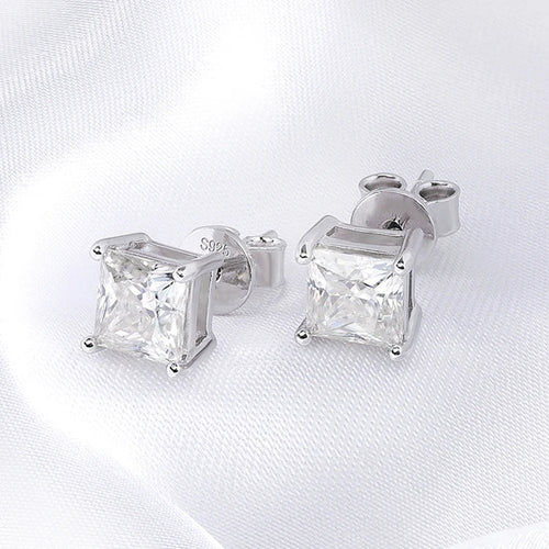 Ivictress Luxurious Moissanite Stud Earrings - Unmatched Brilliance and Elegance