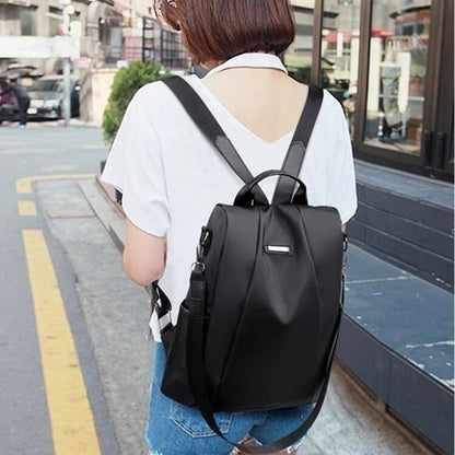 Elegant Women's Multifunction Backpack with Detachable Strap
