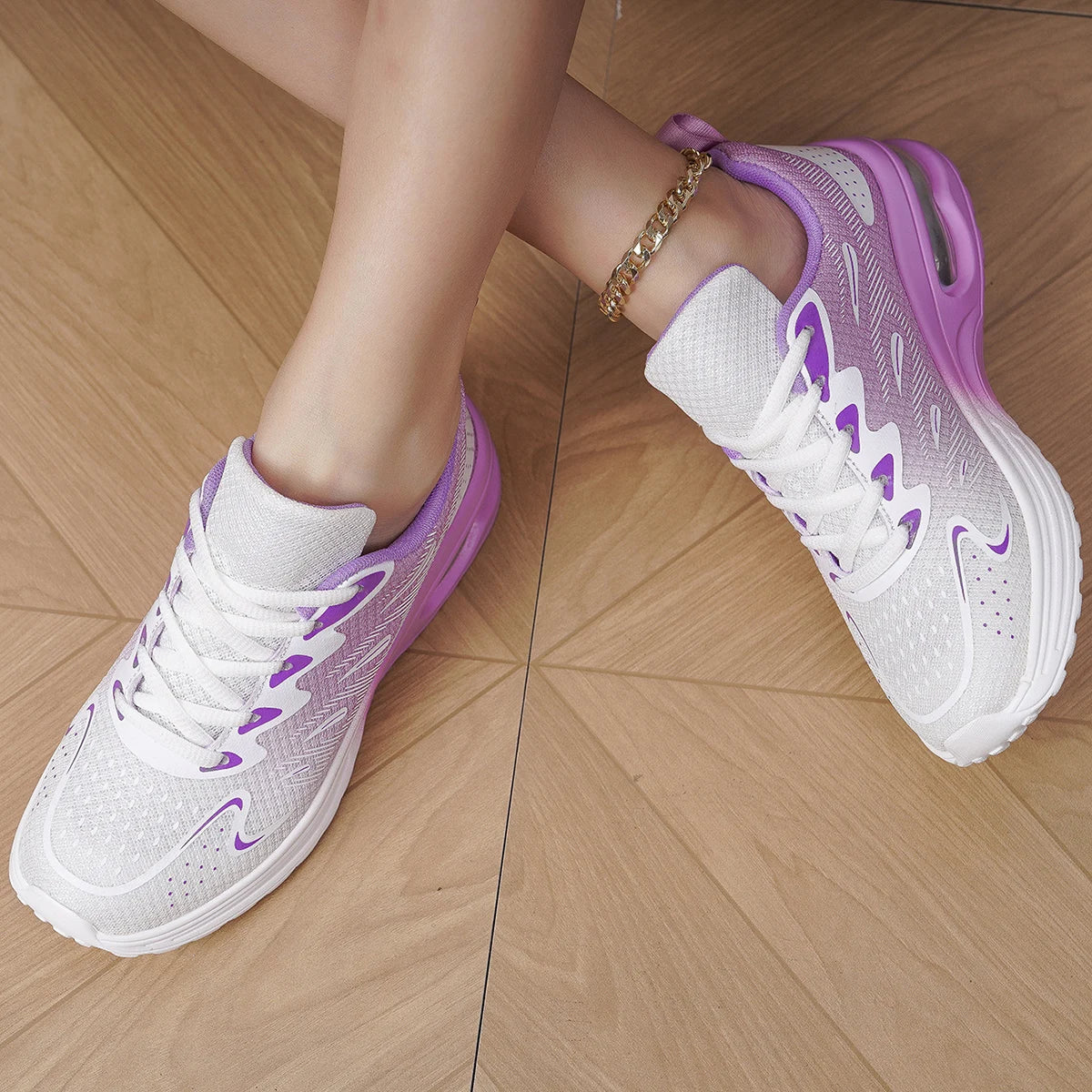 Women's Air Cushion Breathable Walking Sneakers