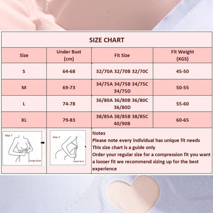 Seamless Push Up Bras with Heart Pattern for Women