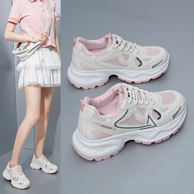 Stylish Women's Thick-Soled Sports Shoes