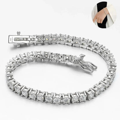 Serenity Moissanite Tennis Bracelet - Affordable Luxury & Brilliance