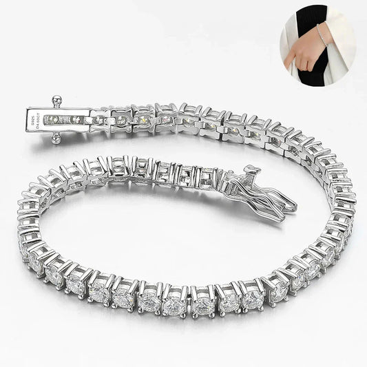 Serenity Moissanite Tennis Bracelet - Affordable Luxury & Brilliance