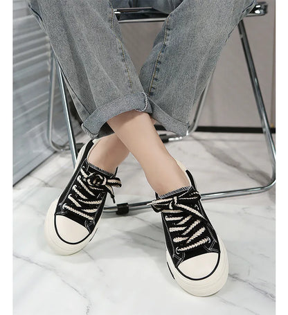 Women's Canvas Platform Sneakers