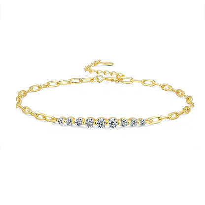 Luxury Moissanite Diamond Bracelet - Affordable Elegance