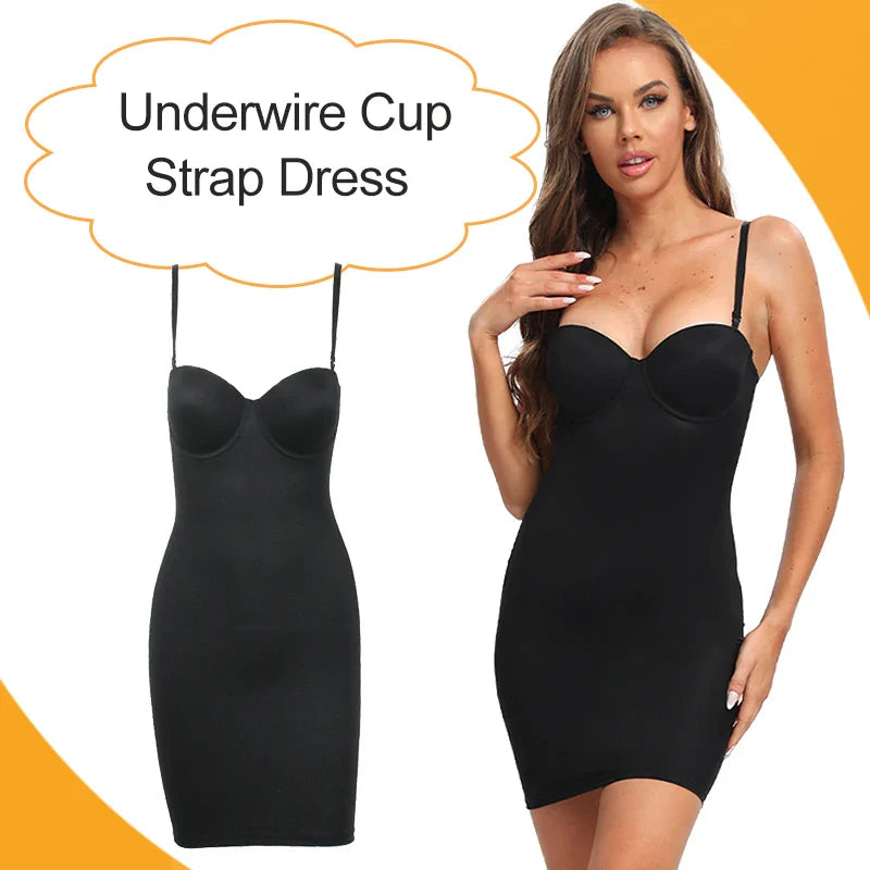 Slimming Shapewear Dress with Underwire Support