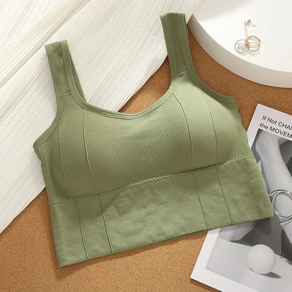 Seamless Push Up Sports Bra - Breathable & Beautiful Back