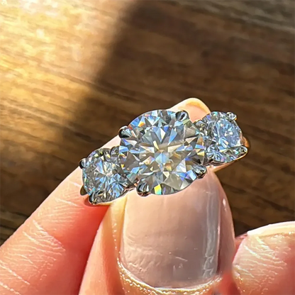 Luminous Moissanite Elegance Ring - Affordable Luxury