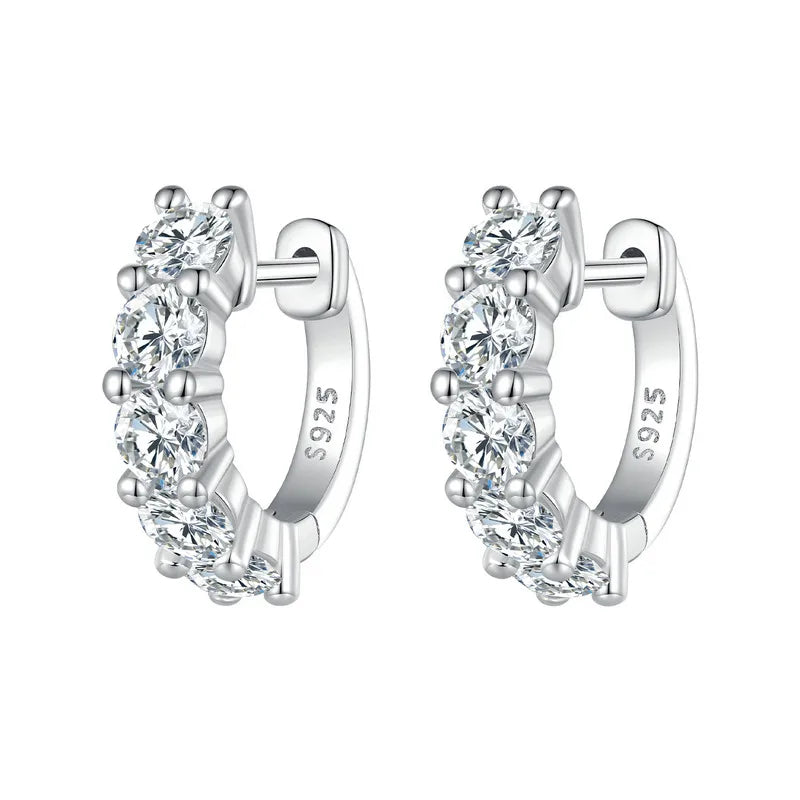 Ivictress Moissanite Hoop Earrings: Affordable Luxury Brilliance