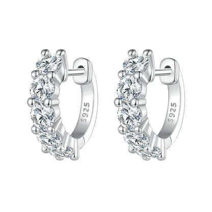 Ivictress Moissanite Hoop Earrings: Affordable Luxury Brilliance
