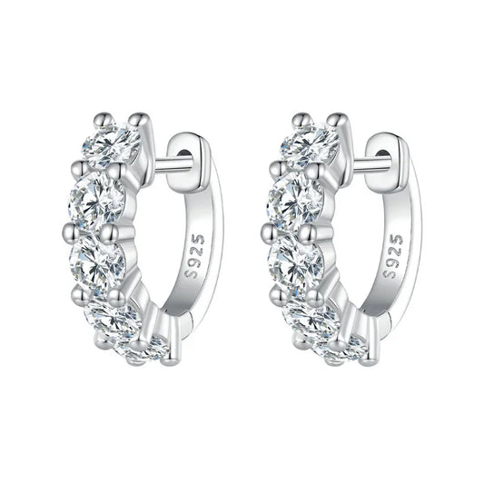Ivictress Moissanite Hoop Earrings: Affordable Luxury Brilliance