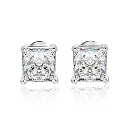 Ivictress Luxurious Moissanite Stud Earrings - Unmatched Brilliance and Elegance