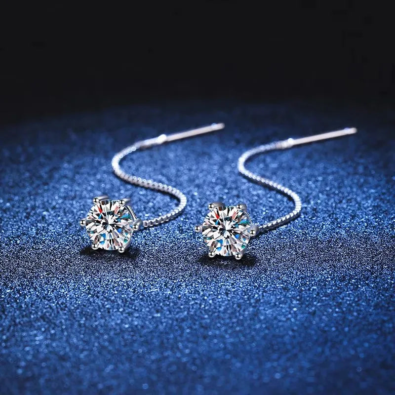 Radiant Moissanite Earrings: Affordable Luxury & Brilliance