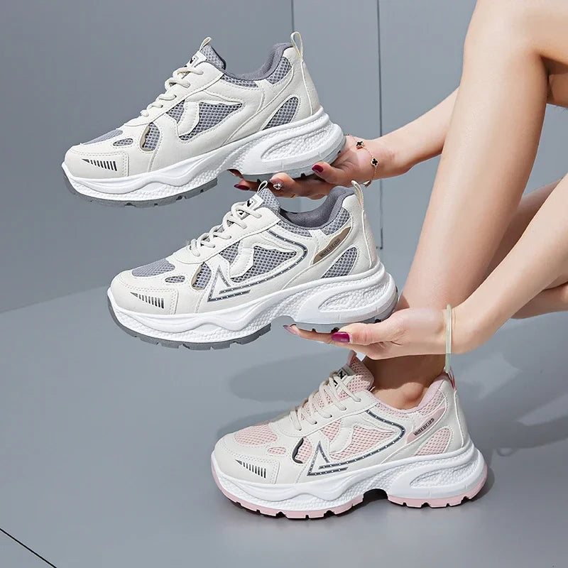 Stylish Women's Thick-Soled Sports Shoes