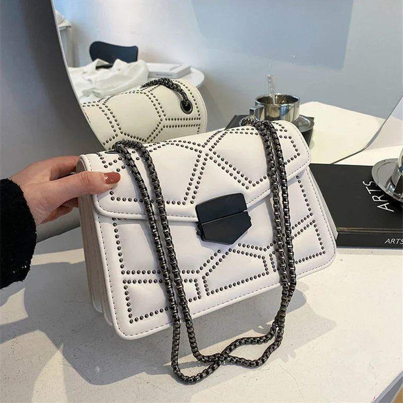 Stylish Crossbody Bag - Fashion PU Leather
