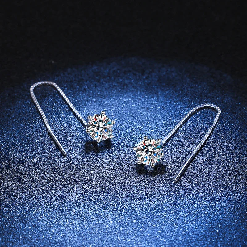 Radiant Moissanite Earrings: Affordable Luxury & Brilliance