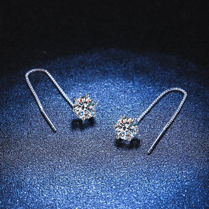 Radiant Moissanite Earrings: Affordable Luxury & Brilliance