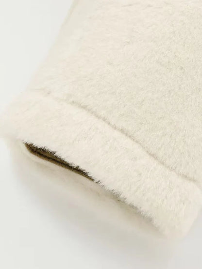 Luxurious Faux Fur Jacket with Toggle Closure