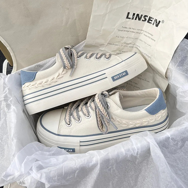 Women's Canvas Platform Sneakers