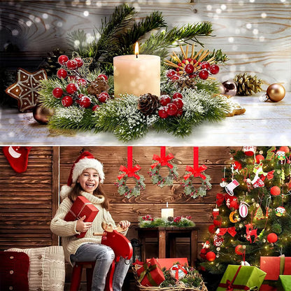 🔥LAST DAY 70% OFF🔥 Retrowavy Christmas Kitchen Cabinet Wreaths - Christmas / 1pcs