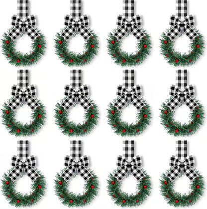 🔥LAST DAY 70% OFF🔥 Retrowavy Christmas Kitchen Cabinet Wreaths - Christmas / 1pcs